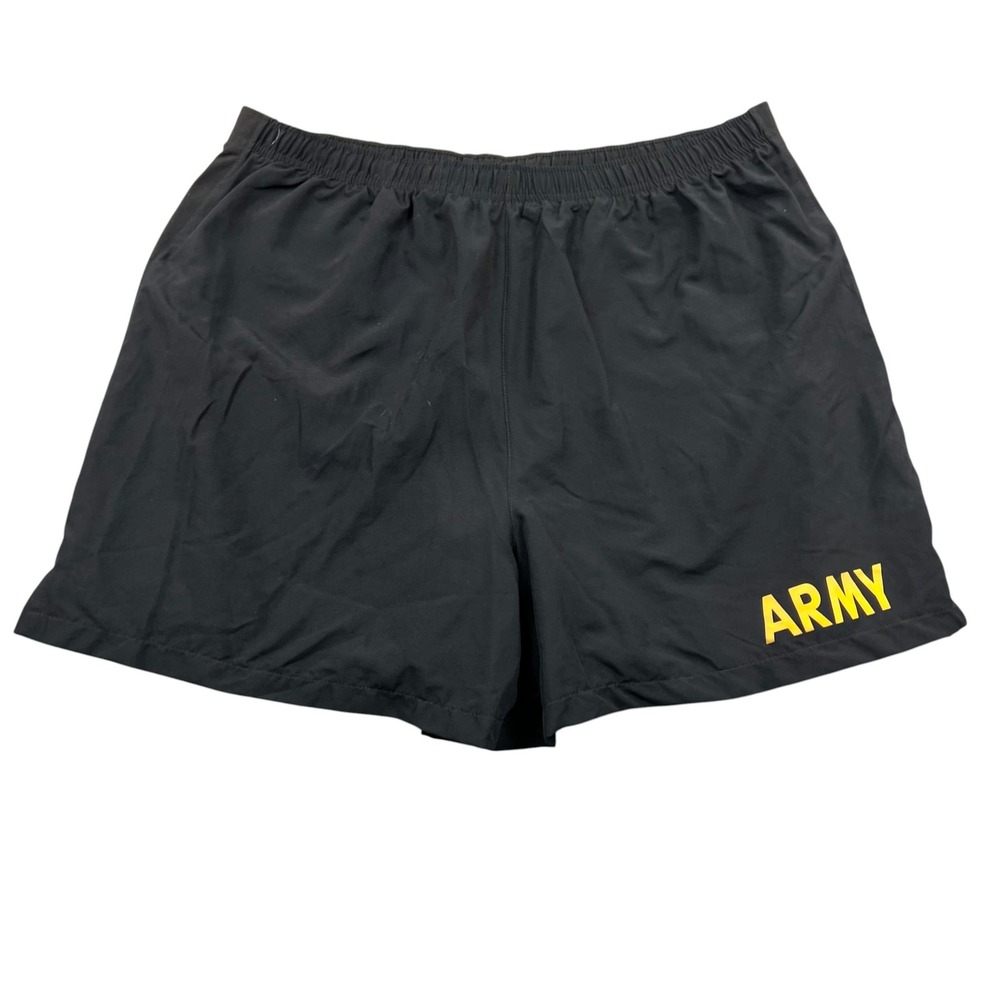 Unicor Army PT Shorts Men XL Black APFU Physical Fitness Training Trunks